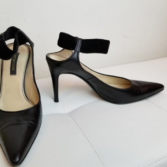 Sergio Rossi velvet ankle strap heels 36.5 - Picture 7 of 8